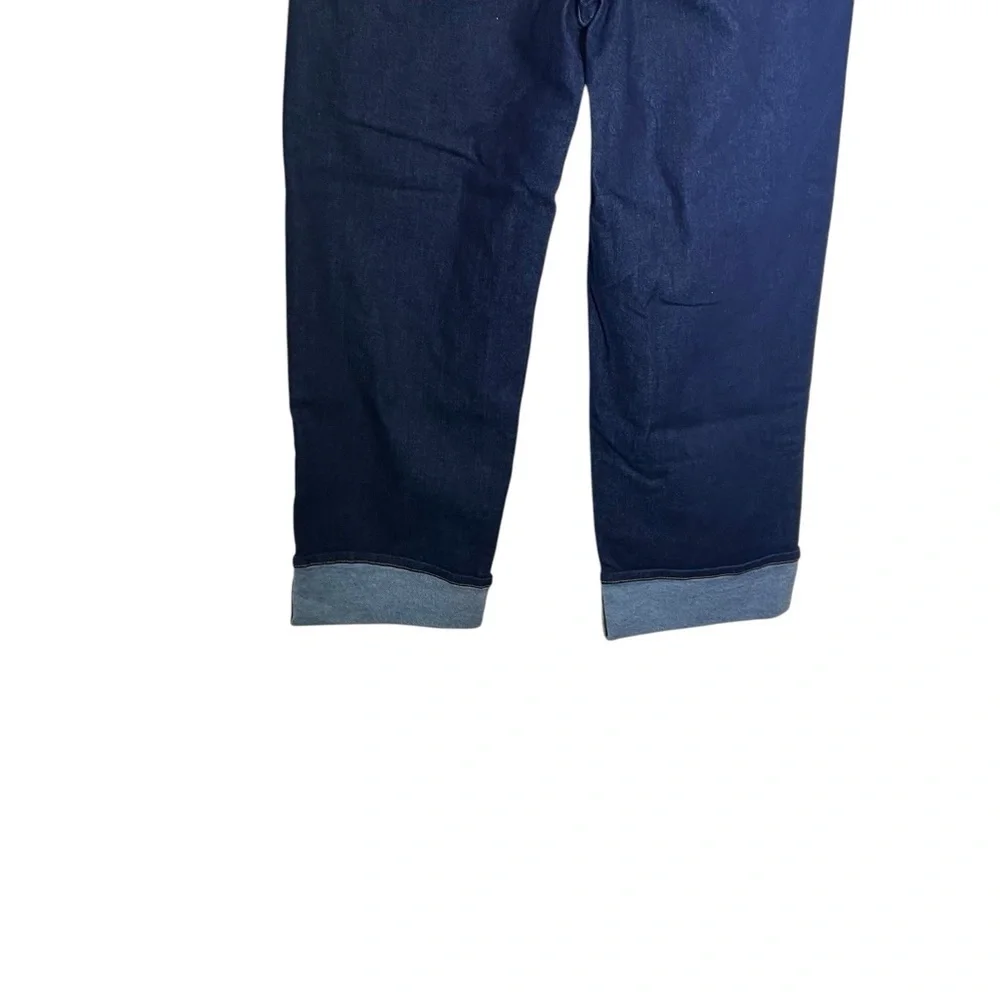 Universal Standard Dark Blue Cuffed Jeans NWT Size 10